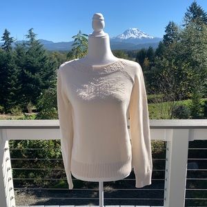 Pretty Cream Snowflake Sweater